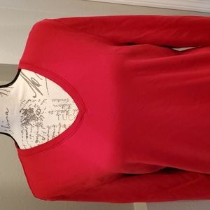 Soft cotton red tunic